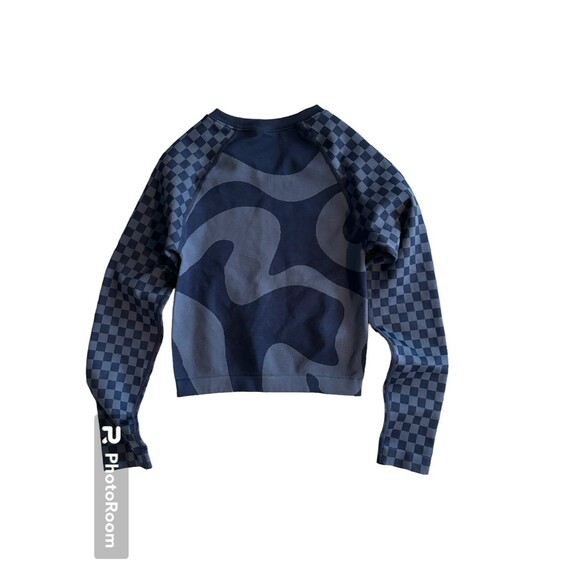 Fabletics Jada Seamless Two Piece Womens Blue Crop Fabletics‎ Yoga Athletic XS - Picture 9 of 11